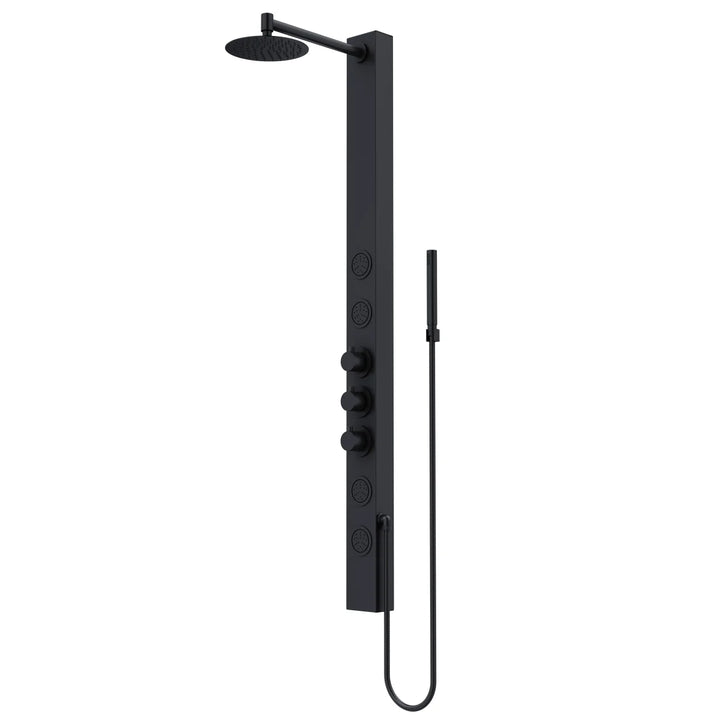 Vigo - Sutton 4-Jet Shower Panel with Round Head and Hand Shower