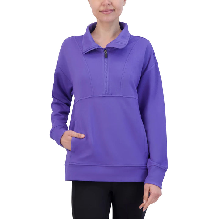 Gaiam - Ribbed 1/4 Zip Pullover