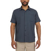 Quicksilver - Chemise à manches courtes à chevrons