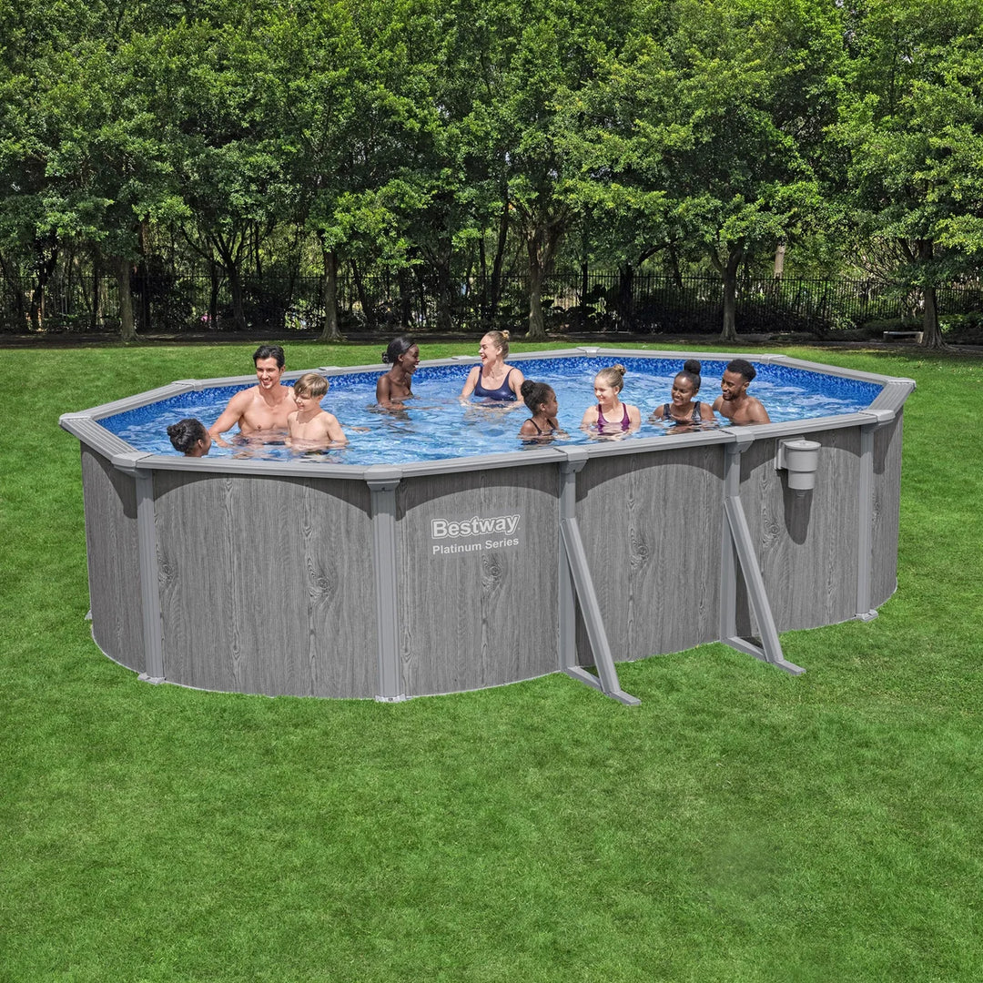 Bestway - 5.50 m (18 ft) Oval Above Ground Pool