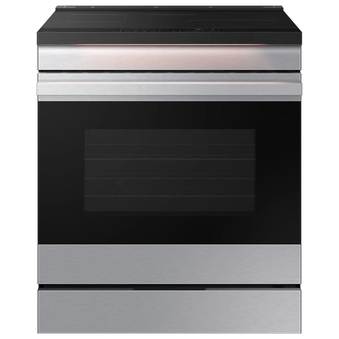 Samsung - BESPOKE 30 in Slide-In Induction Range, 6.3 cu. ft.