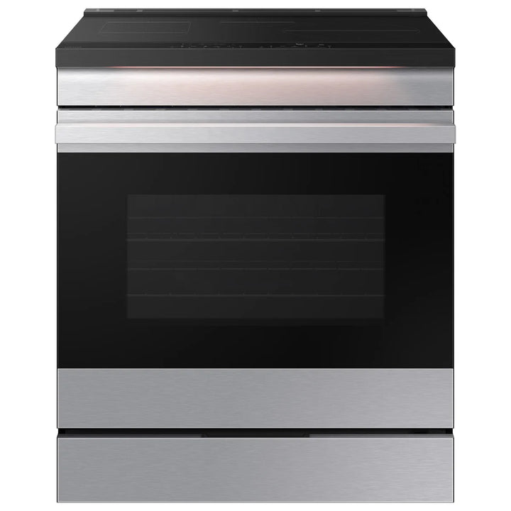 Samsung - BESPOKE 30 in Slide-In Induction Range, 6.3 cu. ft.