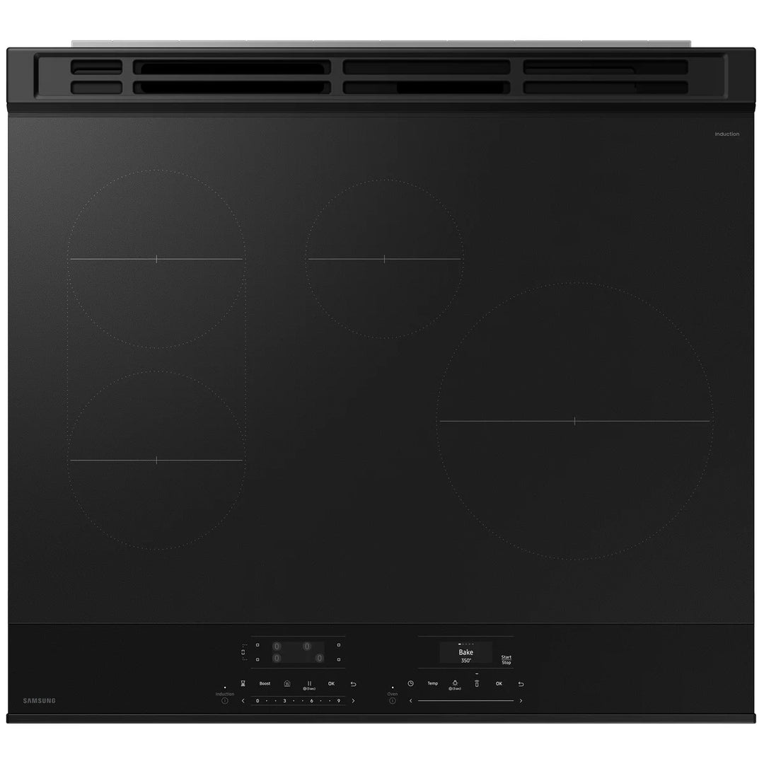 Samsung - BESPOKE 30 in Slide-In Induction Range, 6.3 cu. ft.