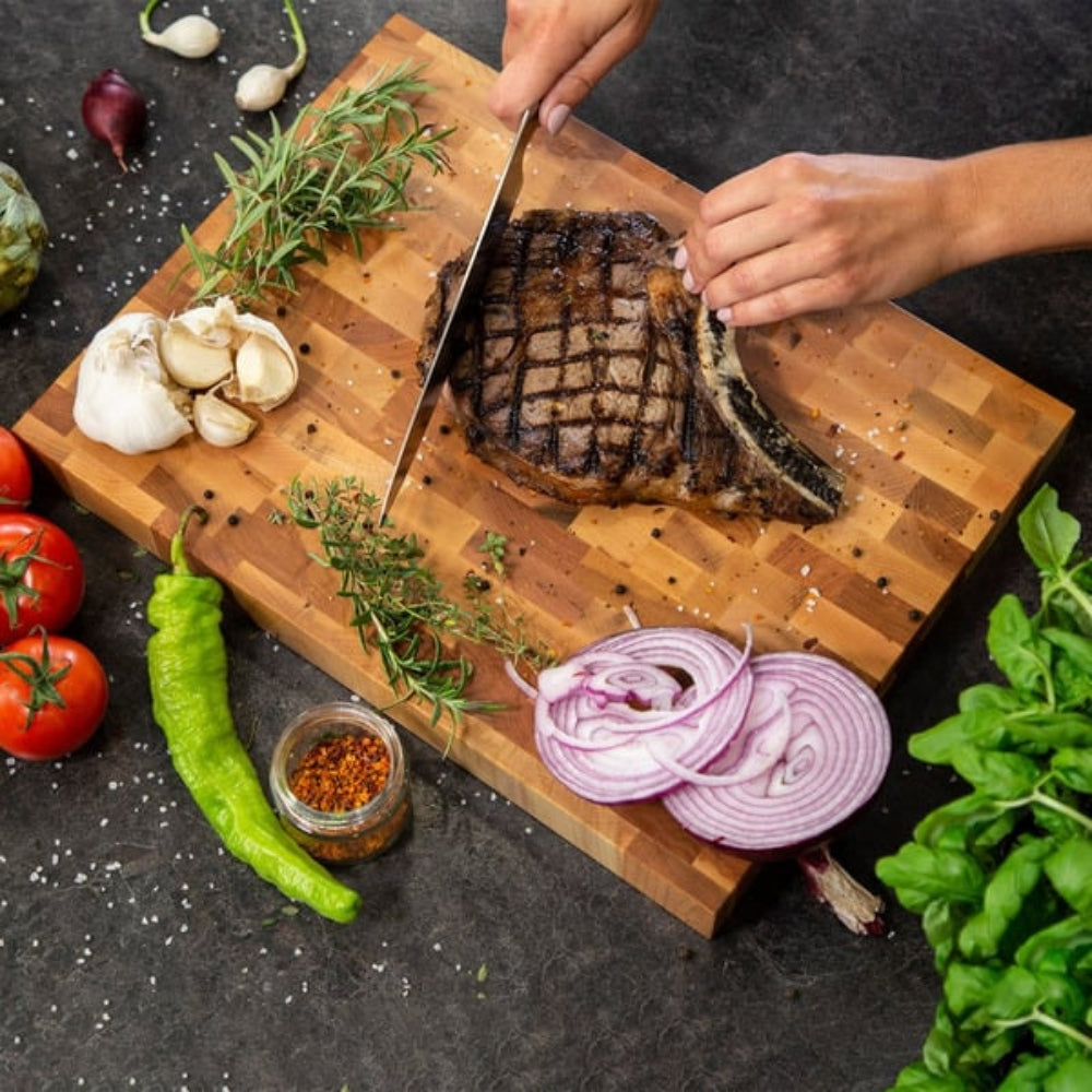 WoodForChef Large Cherry Wood Cutting Board