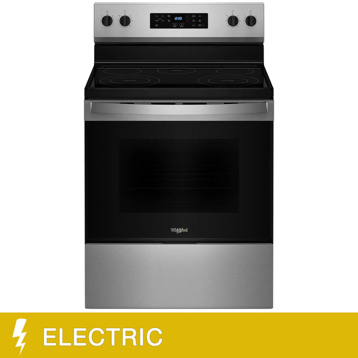 Whirlpool - 30 in Electric Range, 5.3 cu ft