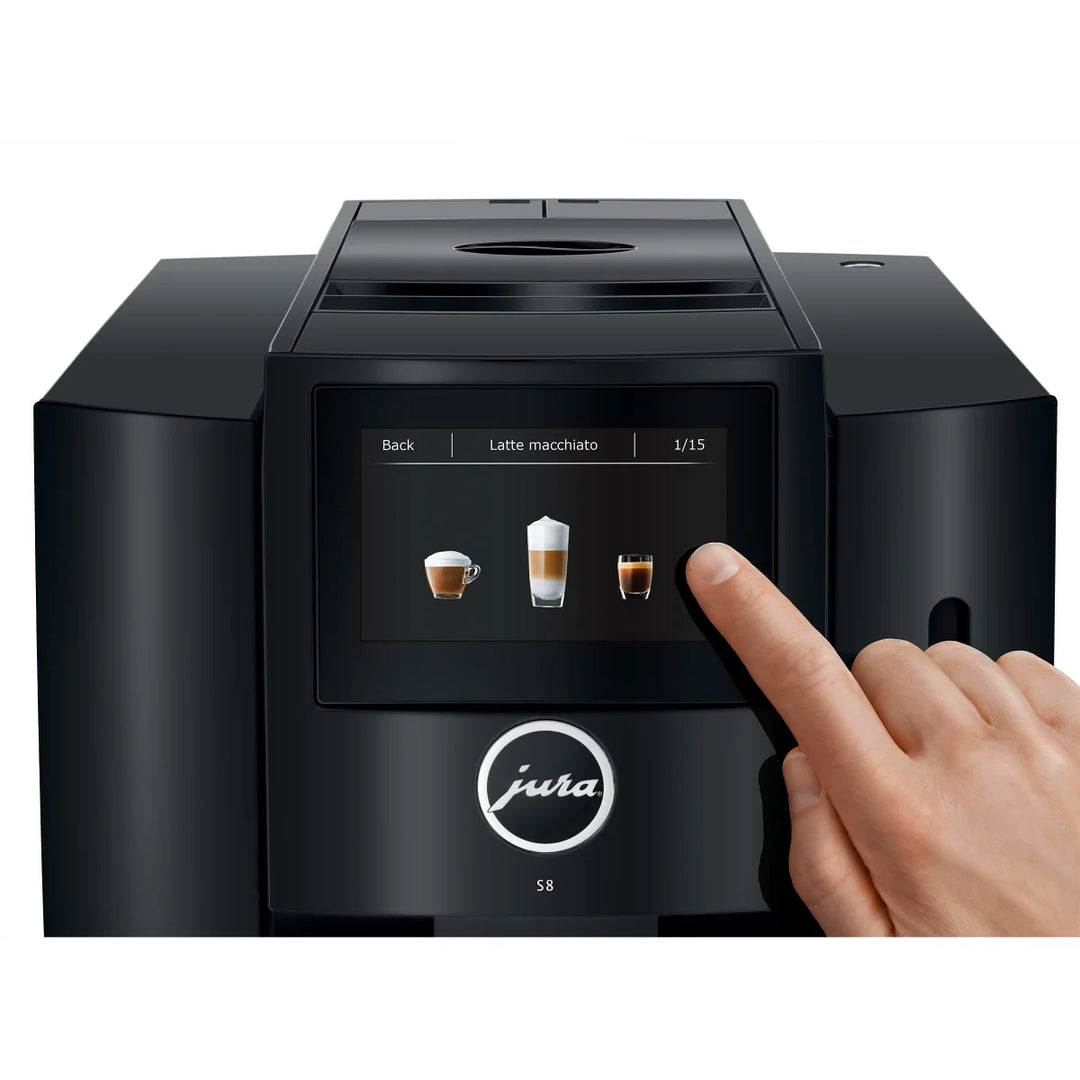 JURA S8 Automatic Coffee Machine - Piano Black