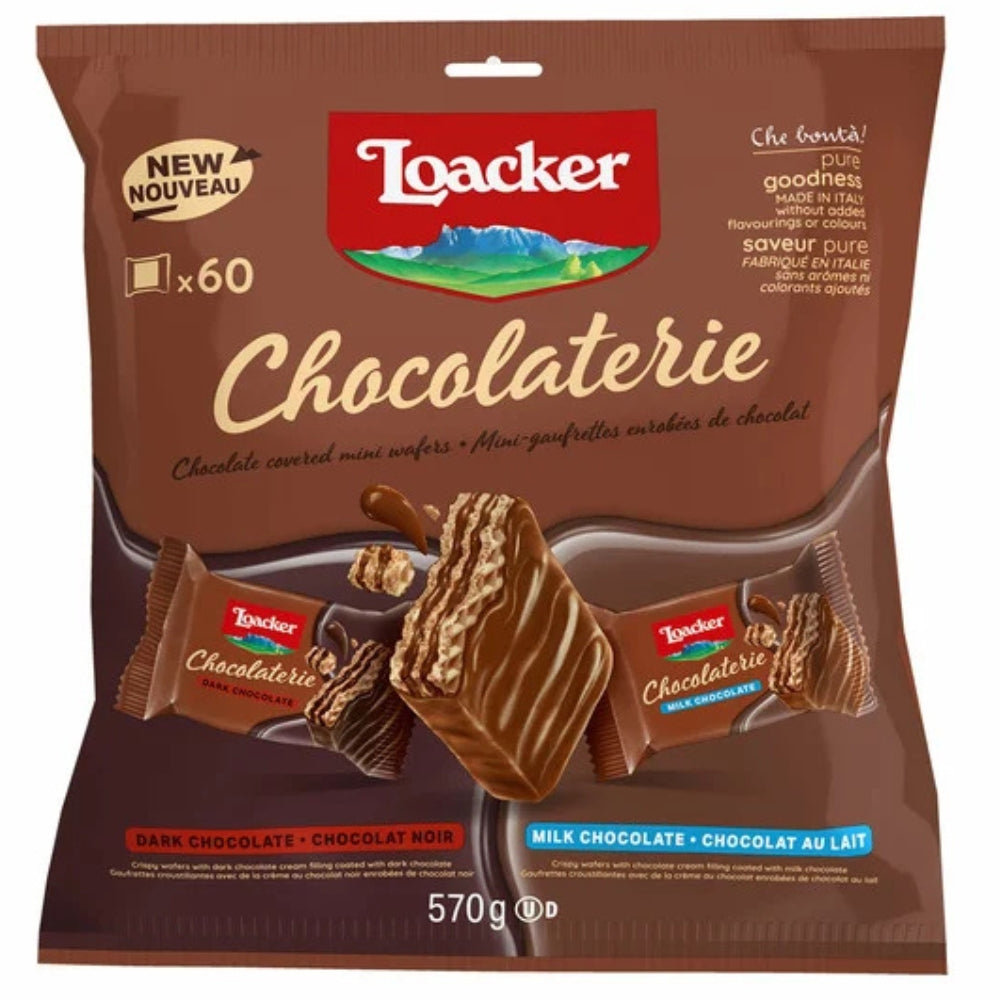 Loacker - Mini Chocolate-Covered Wafers