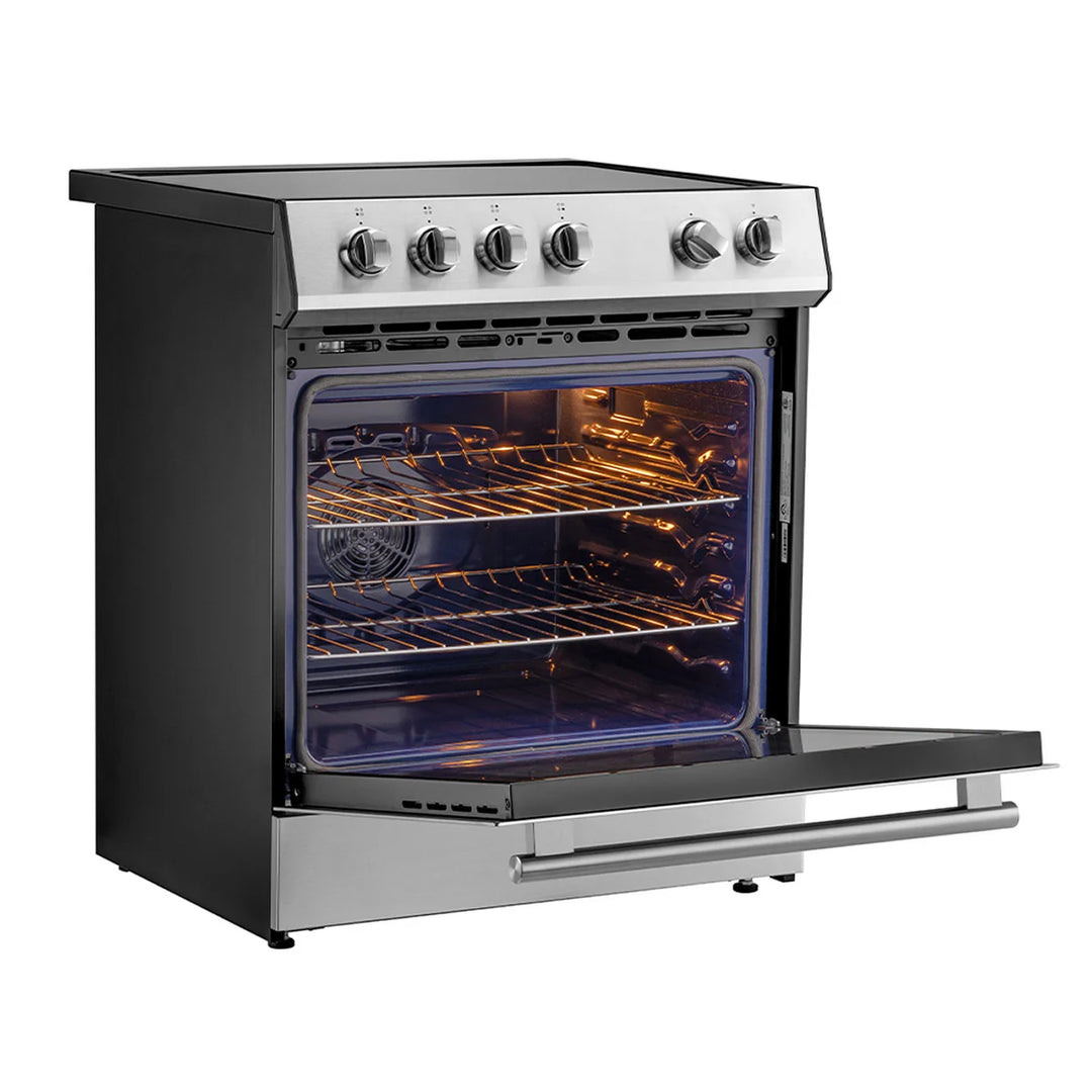 Forno - 4-Burner Induction Range in Stainless Steel