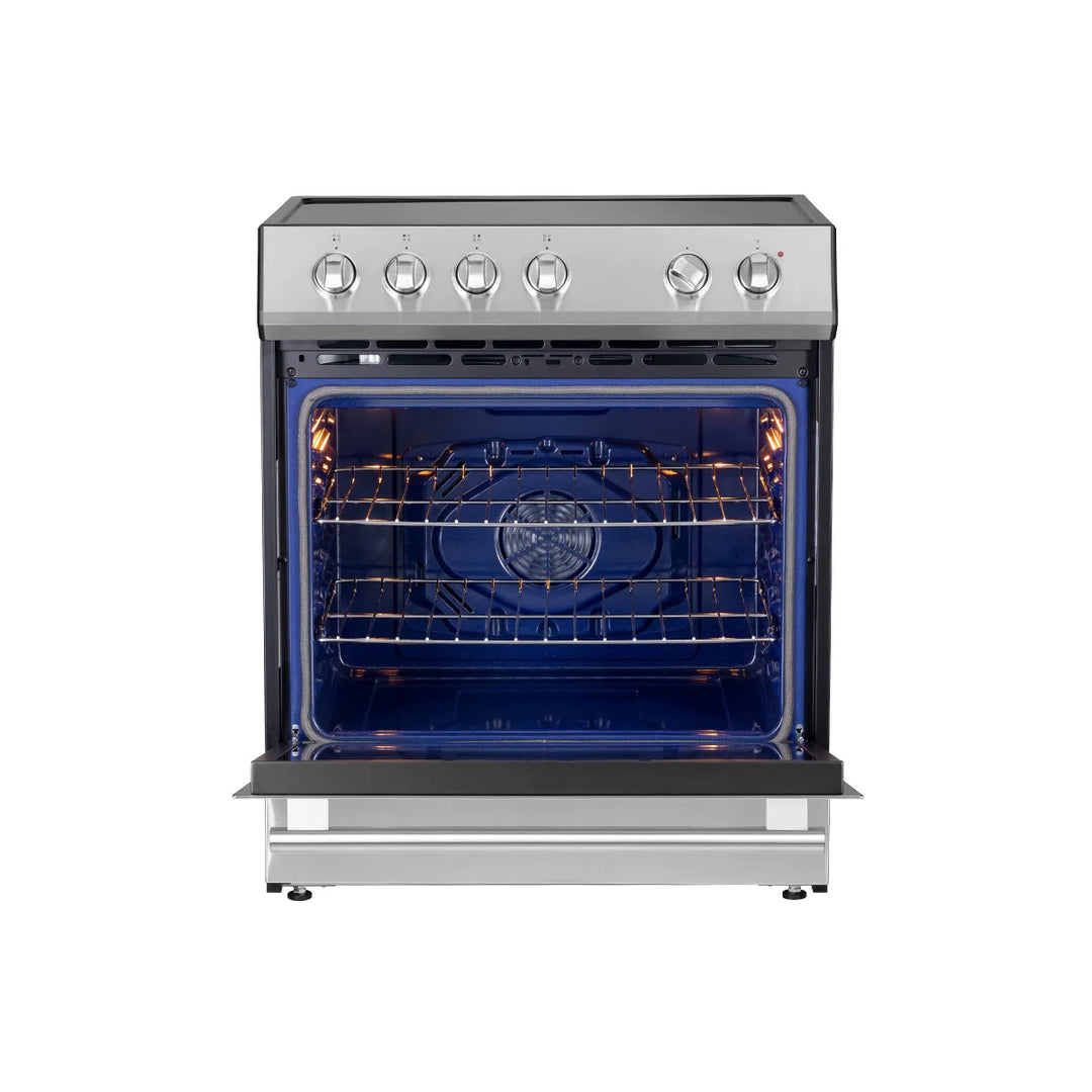 Forno - 4-Burner Induction Range in Stainless Steel