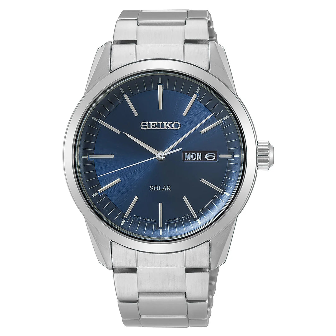 Seiko - Solar Watch with Blue Dial - SNE525P1J