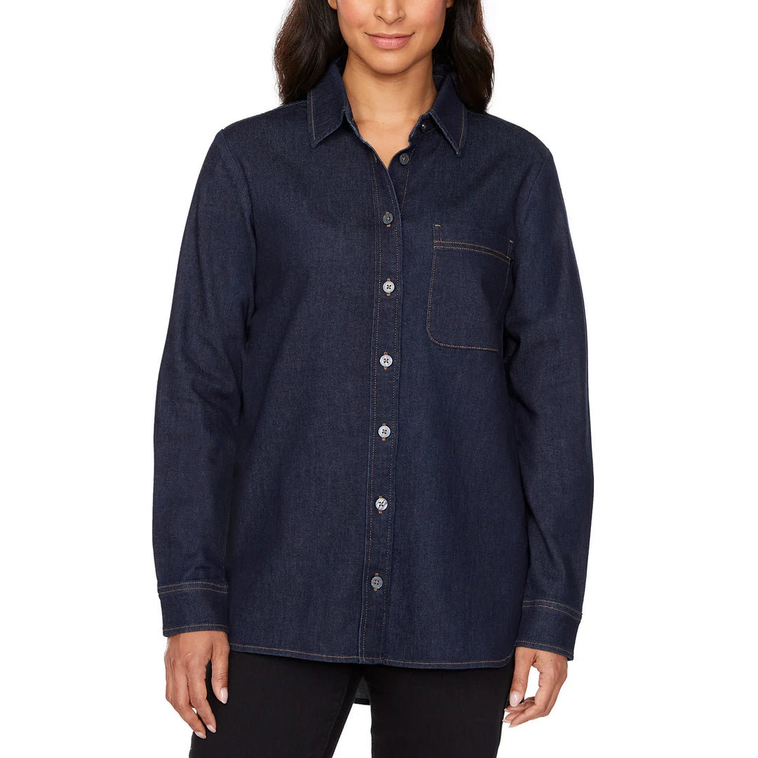 Buffalo - Chemisier en denim extensible