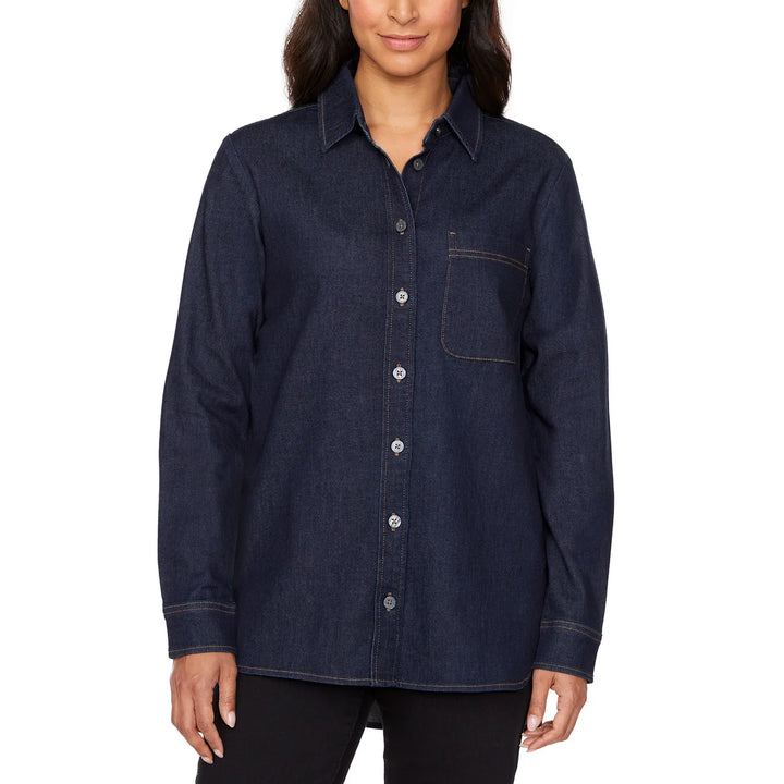 Buffalo - Chemisier en denim extensible