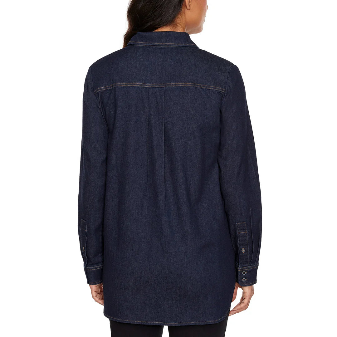Buffalo - Chemisier en denim extensible