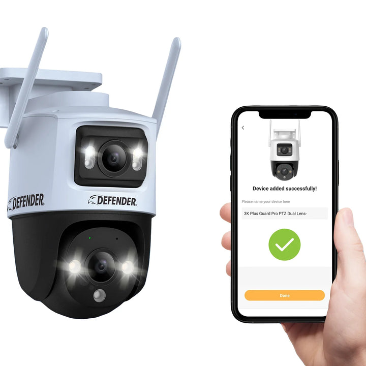 Defender - Plug-in Electric Security Camera