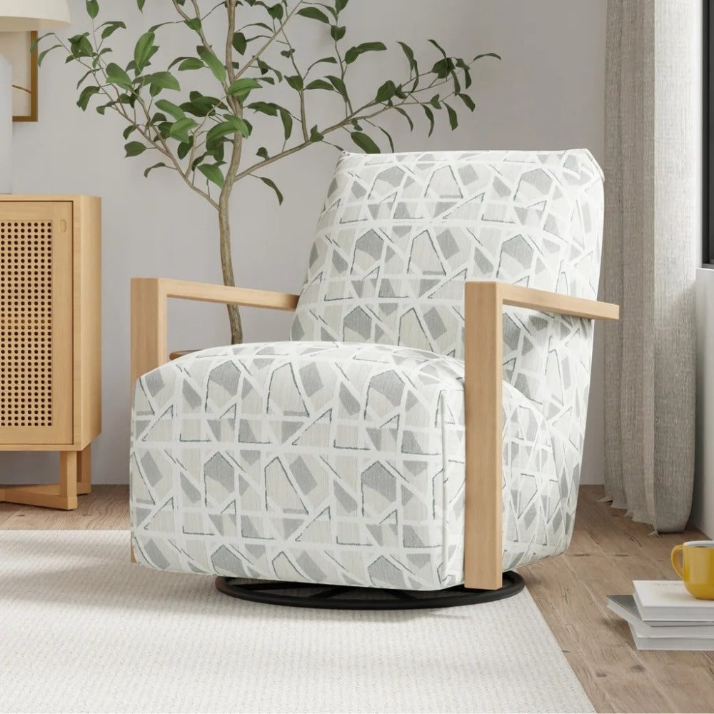 NiceLink – Fauteuil pivotant Sierra en tissu