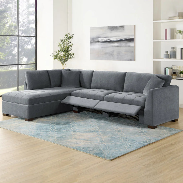 Thomasville - Canapé d'angle gauche Miles en tissu, 2 pièces