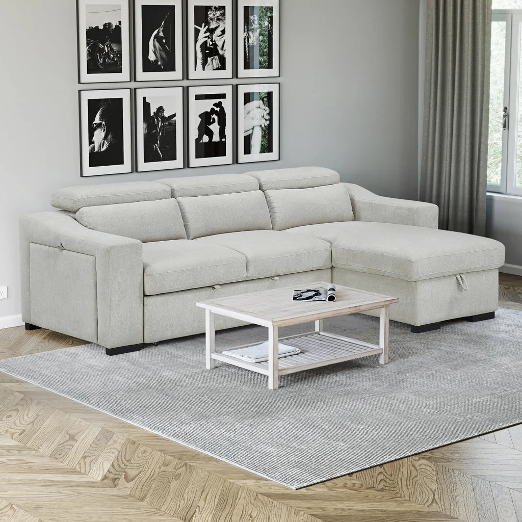 Primo - Sectionnelle convertible réversible Roxanna