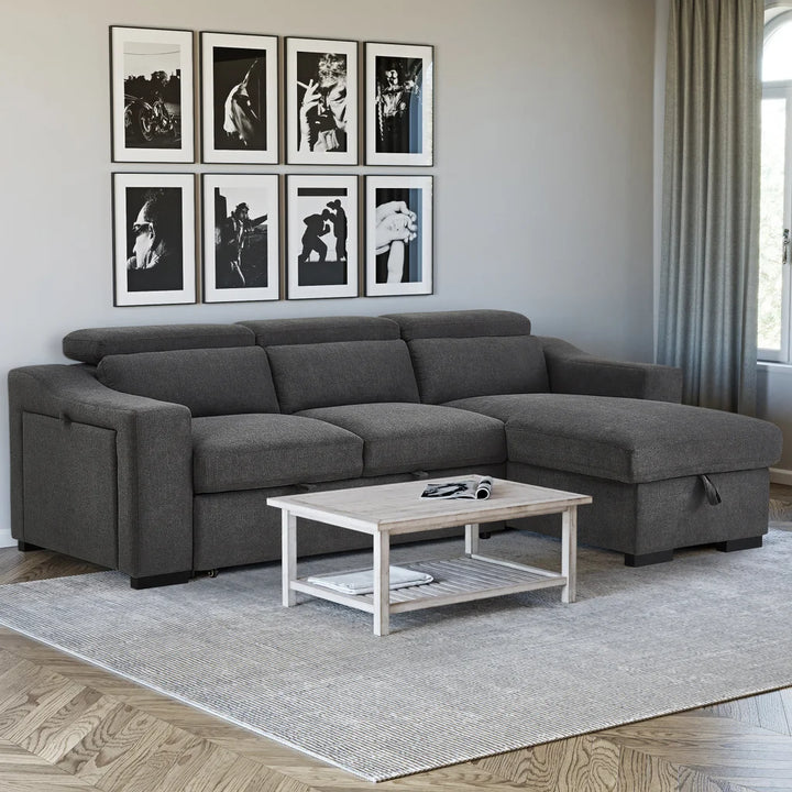 Primo - Sectionnelle convertible réversible Roxanna