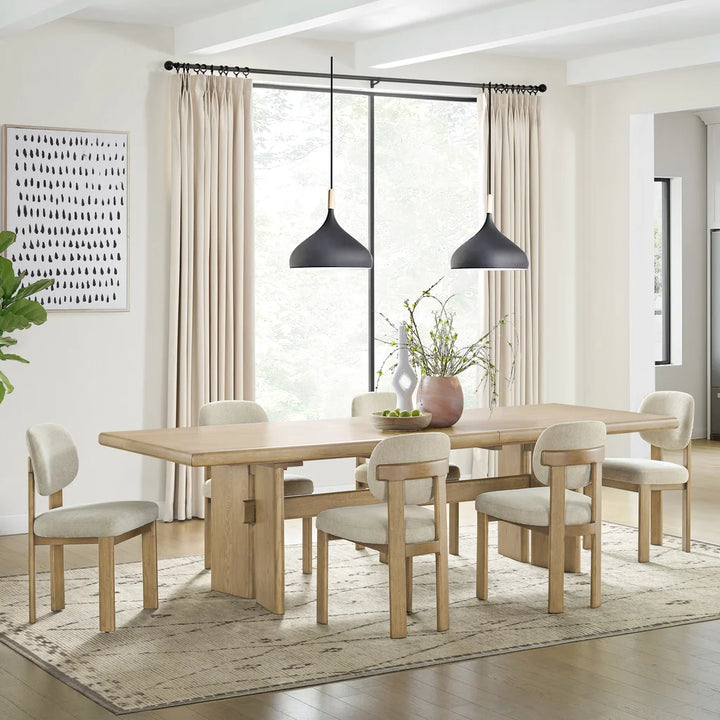 Pike & Main - Table de salle à manger Trivoli, 7 pièces