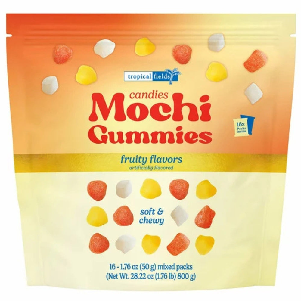 Tropical Fields - Mochi à saveurs fruitées, 800 g