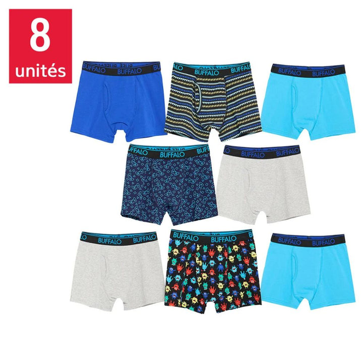 Buffalo - Boxer Briefs, Pack of 8