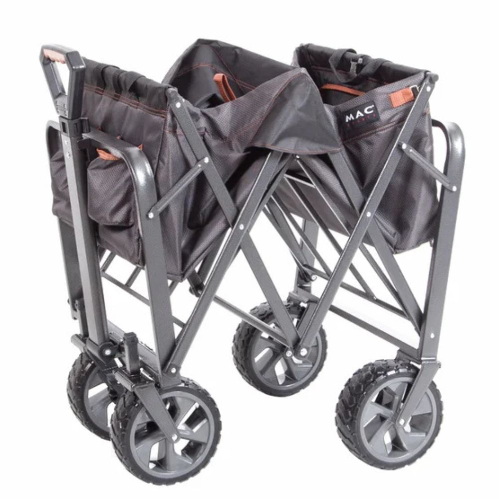 Mac Sports - Extra Large Folding Wagon with Brakes