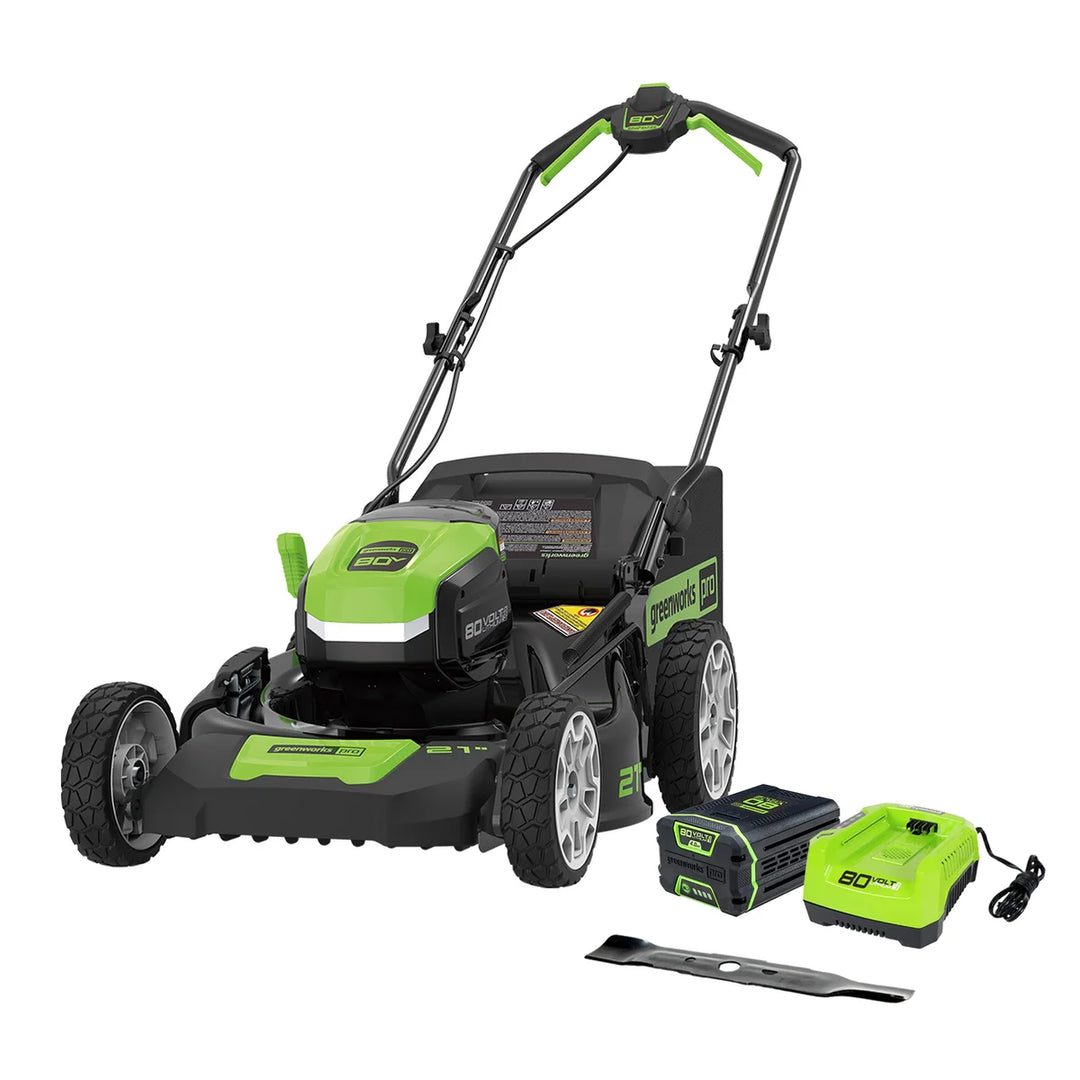 GreenWorks - Tondeuse sans balais 80 V 21 po