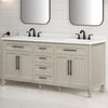 OVE Decors - Meuble-lavabo Renfrew avec dessus en quartz, 72 po