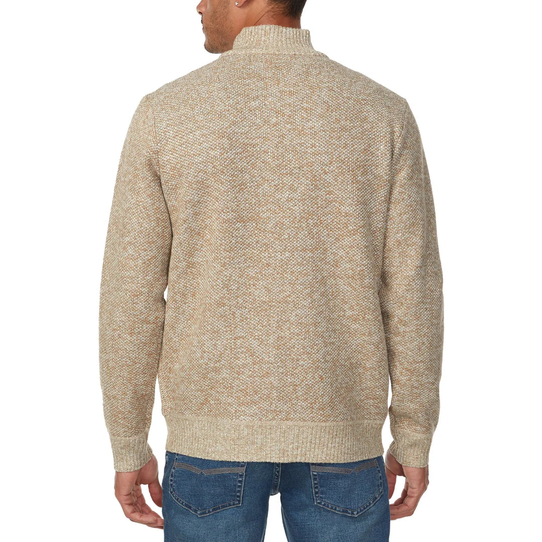 Buffalo - Turtleneck Sweater with Full Zip