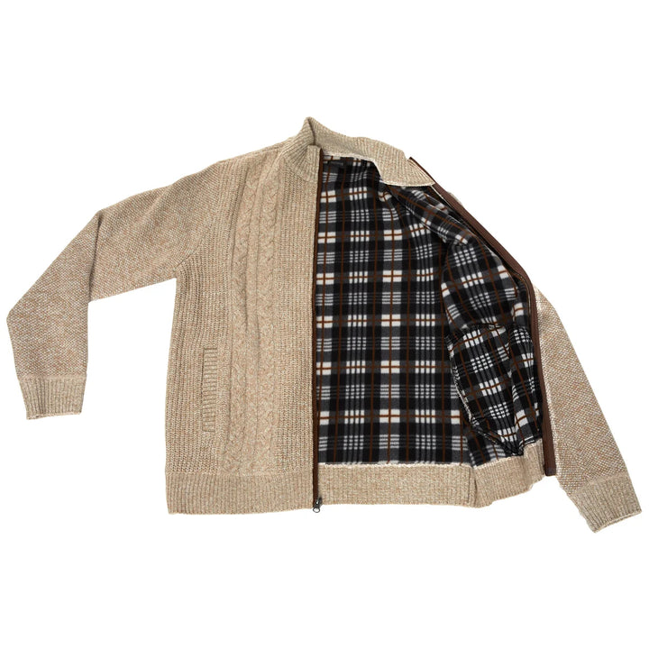 Buffalo - Turtleneck Sweater with Full Zip