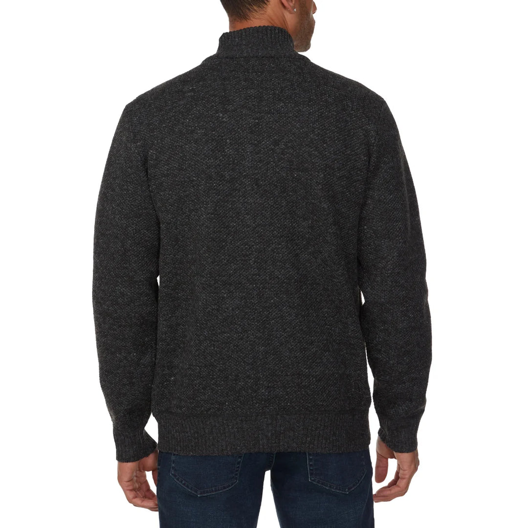 Buffalo - Turtleneck Sweater with Full Zip