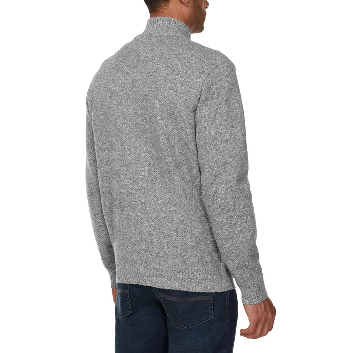 Buffalo - Turtleneck Sweater with Full Zip
