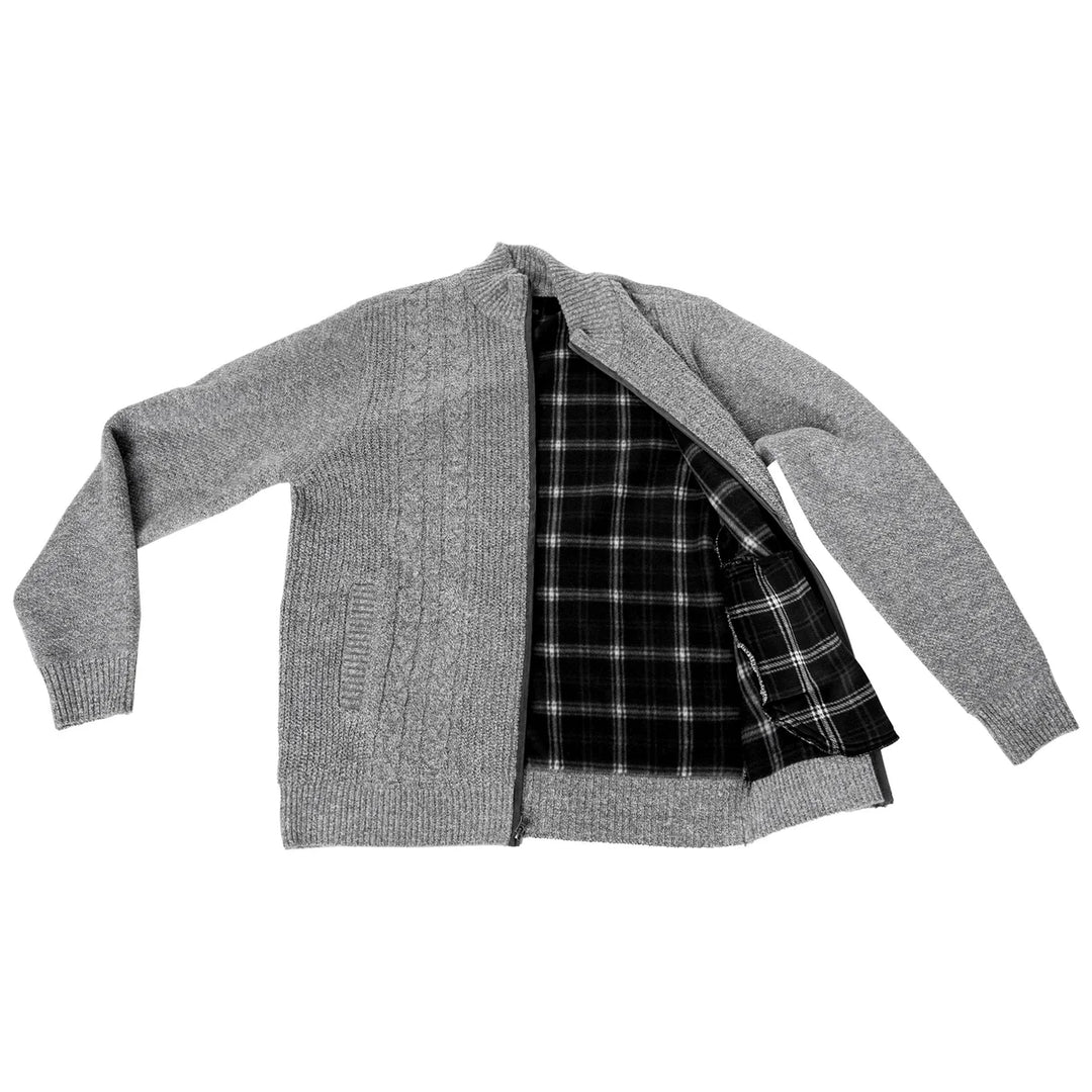 Buffalo - Turtleneck Sweater with Full Zip