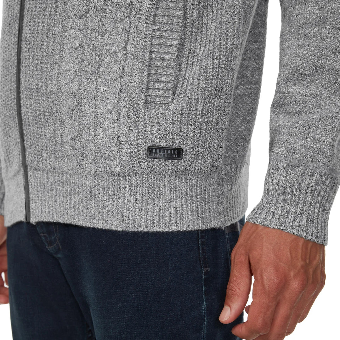 Buffalo - Turtleneck Sweater with Full Zip