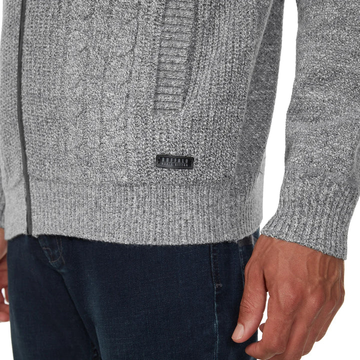 Buffalo - Turtleneck Sweater with Full Zip