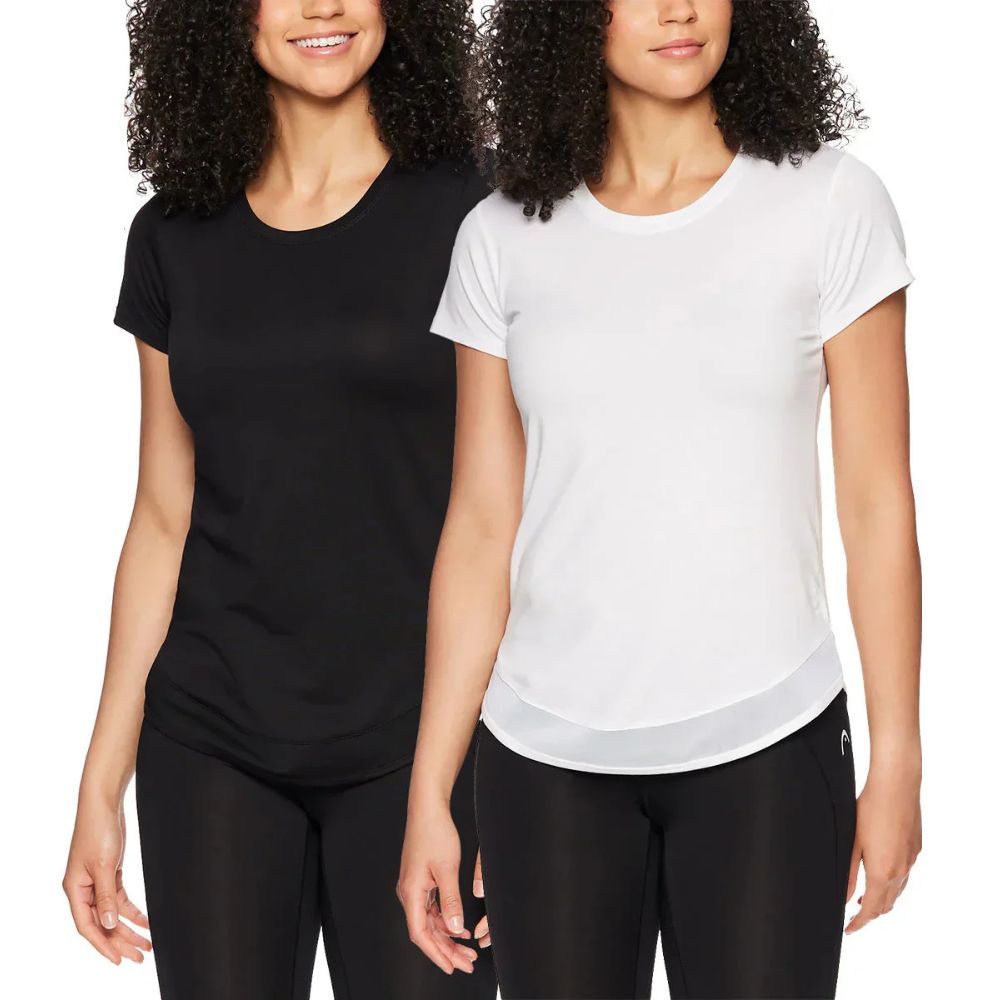 Head - T-shirts de sport, paquet de 2