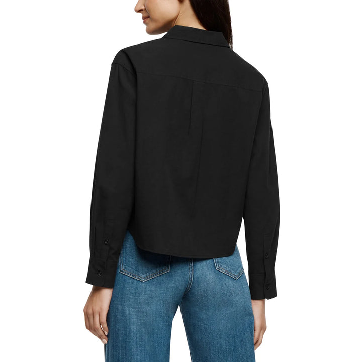 Gap - Long sleeve cropped poplin shirt