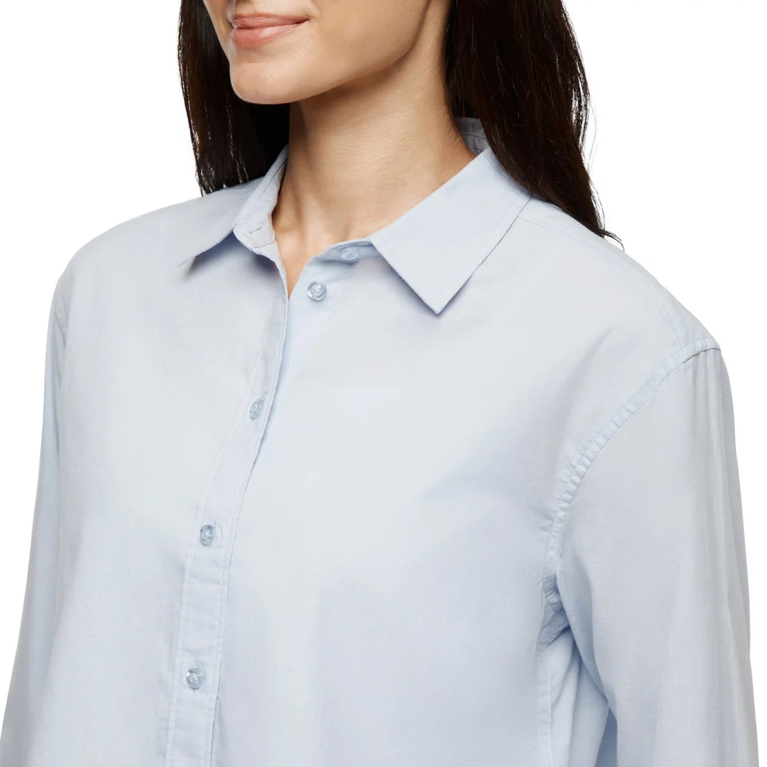 Gap - Long sleeve cropped poplin shirt