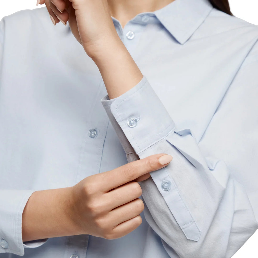 Gap - Long sleeve cropped poplin shirt