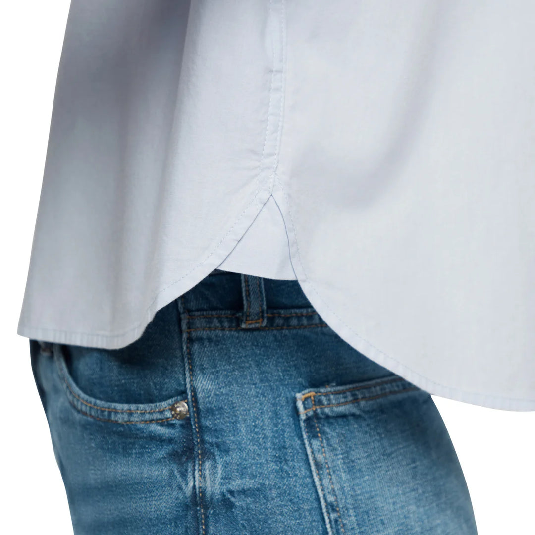Gap - Long sleeve cropped poplin shirt