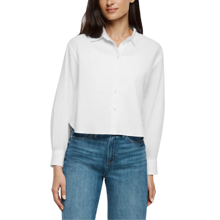 Gap - Long sleeve cropped poplin shirt