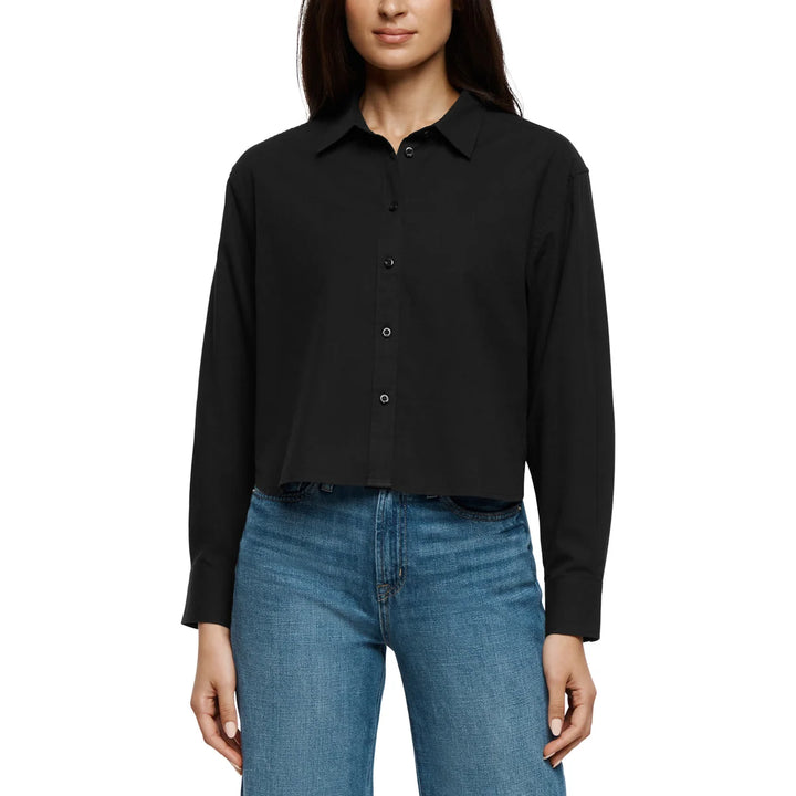 Gap - Long sleeve cropped poplin shirt