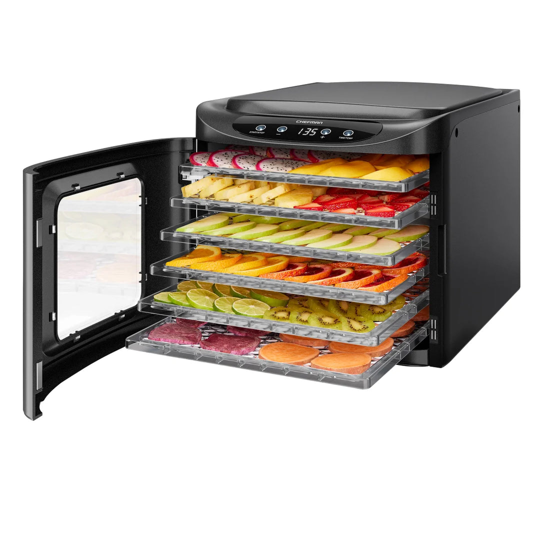 Chefman - Déshydrateur alimentaire numérique à 6 plateaux