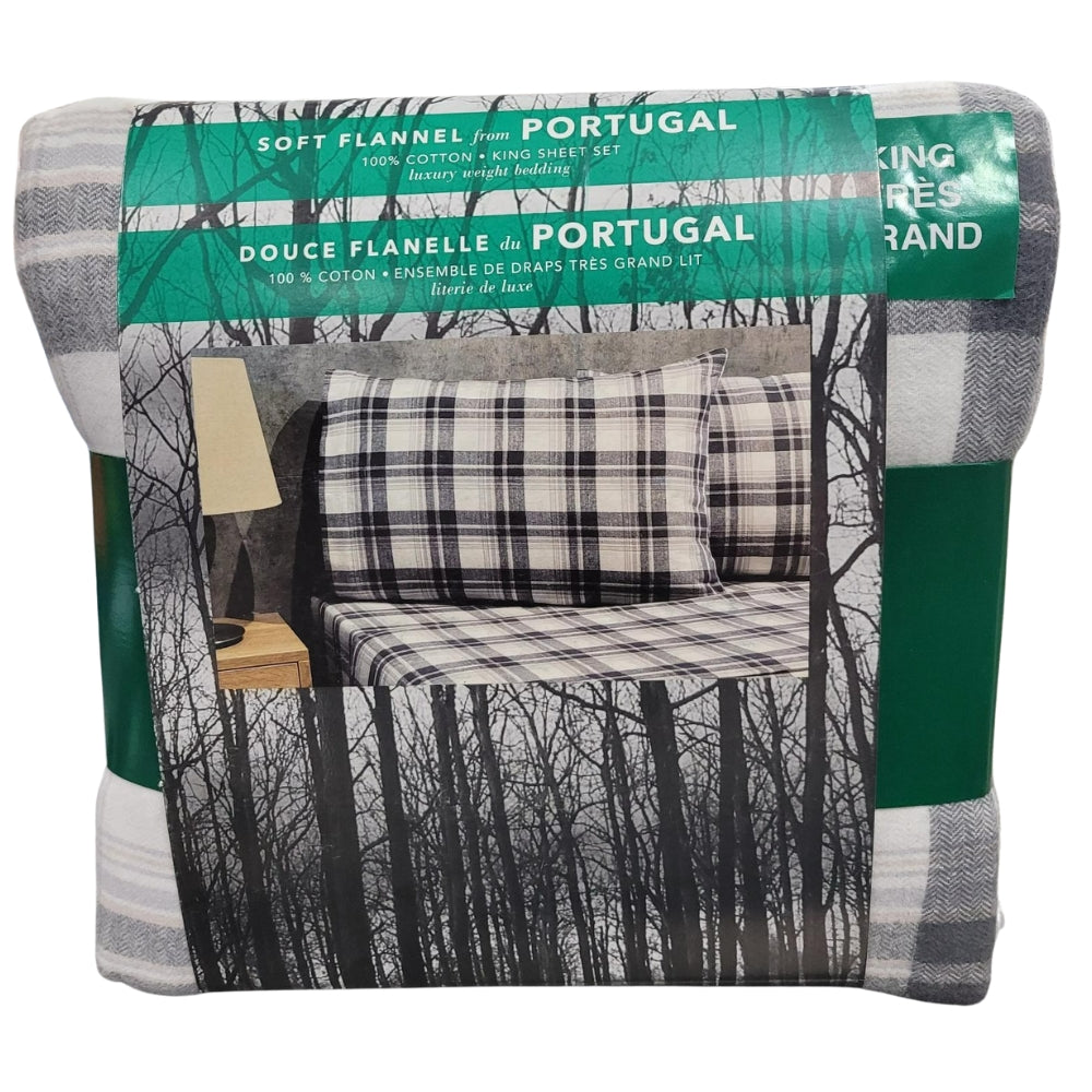 4-piece Portuguese flannel sheet sets