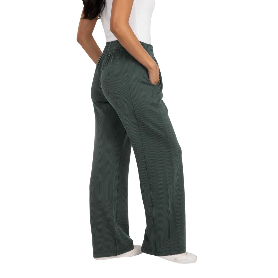 Spyder - Wide Leg Ribbed Pants