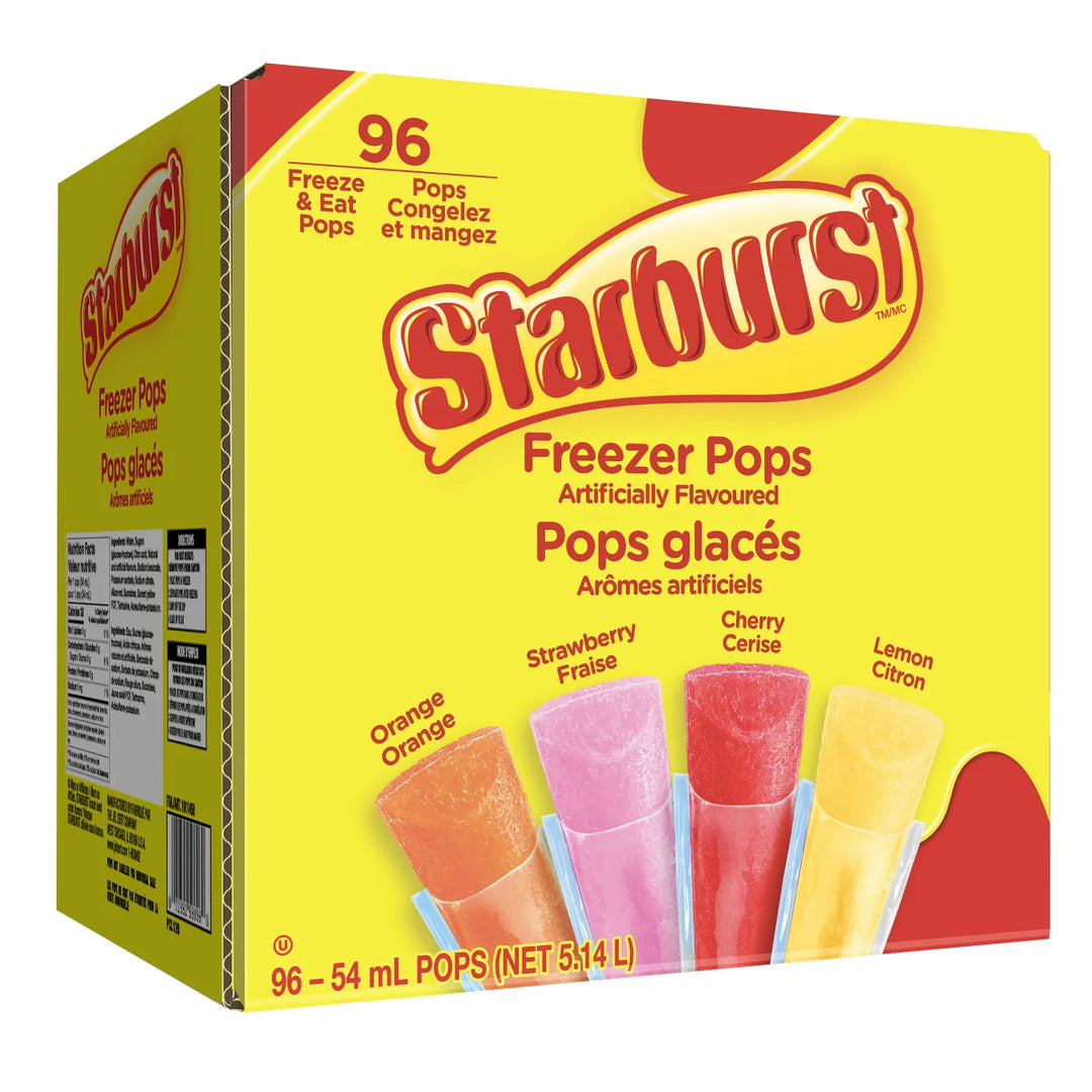 Starburst - Assortiment de sucettes glacées, 96 × 54 ml
