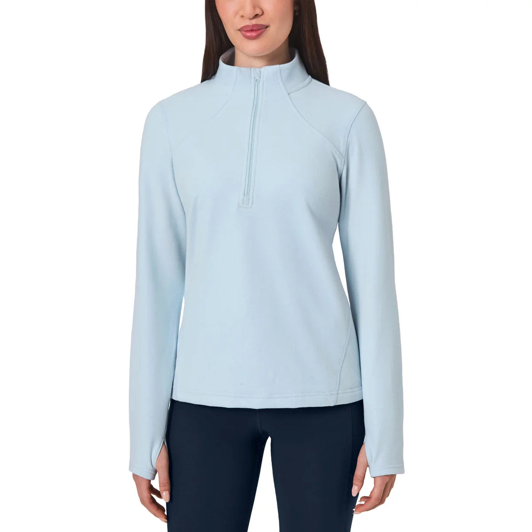 Mondetta - Long Sleeve Microfleece Quarter-Zip Sweater