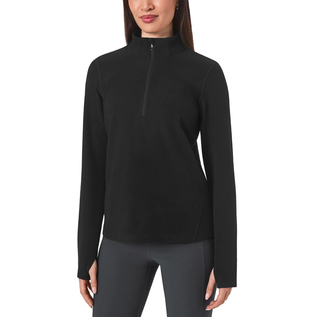 Mondetta - Long Sleeve Microfleece Quarter-Zip Sweater