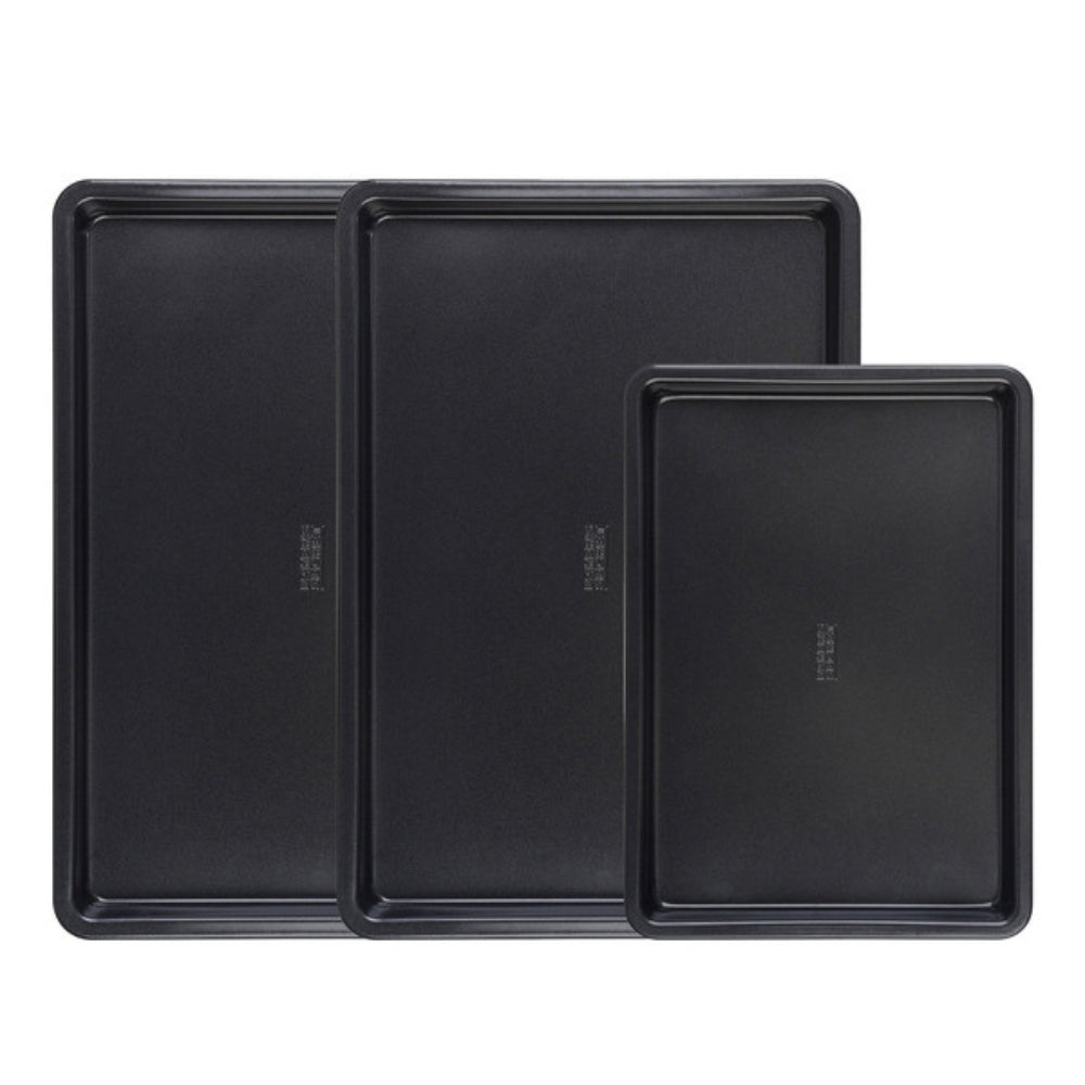Baker's Secret 3-Piece Cookie Sheet Set