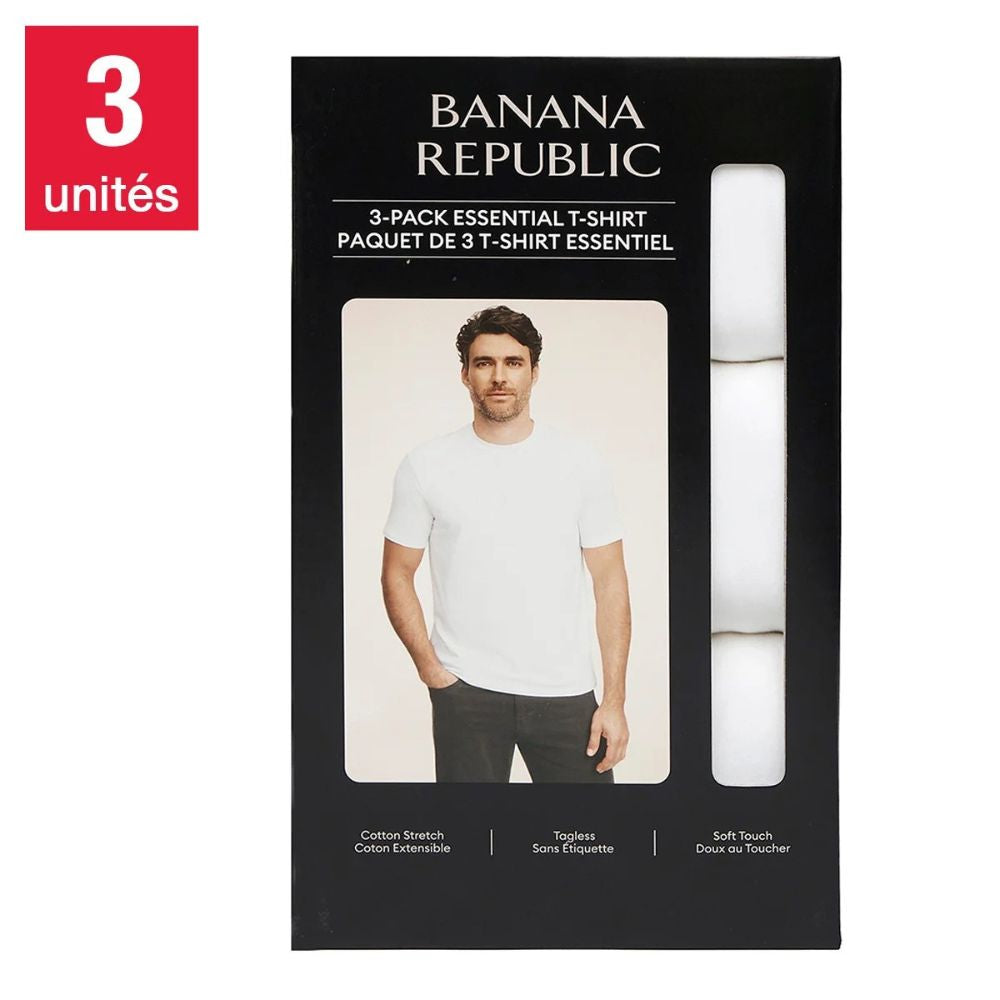 Banana Republic - Crew Neck T-Shirt, Pack of 3